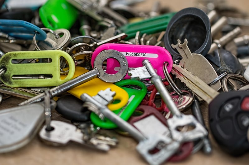 Leather Scrap Keychain
